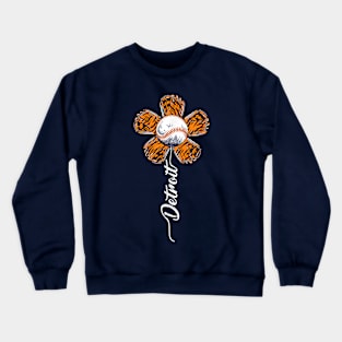 Cute Detroit Flower Souvenir Tee I Love Detroit Crewneck Sweatshirt